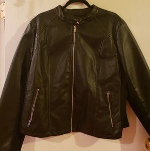 Faux Leather Jacket